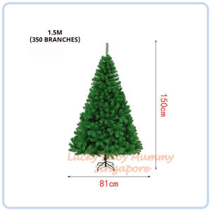 【DAILY ESSENTIAL】 Christmas Trees and Decoration Sets 120 / 150 / 180 cm