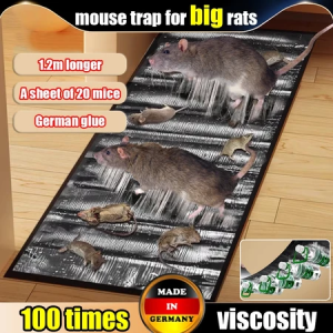 120x27cm Big Size Mouse Glue Trap 500x Viscosity Super Sticky Rat & Mice Catcher Strong Adhesive Rodent Trap Board Panghuli sa Daga Pandikit sa Daga Pest Control for Home