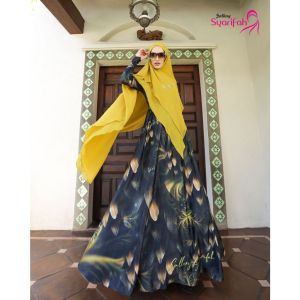 Gamis Syari Le Meridien Lemeridien Set Syari by Gallery Syarifah - umroh pesta Realpic