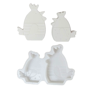 Chicken Molds Castings Molds Silicone Molds Ornament Plasters Molds Epoxy Resin Molds Chocolate Molds for Craft Making