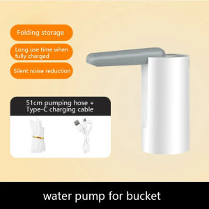 Electric Smart Water Pump Rechargeable Water Bottle Pump Foldable Desktop Drinking Water Dispenser