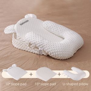 Baby Pillow Slope Pillow Breastfeeding PillowAnti reflux pillow prevents vomiting bloating 0-12 months