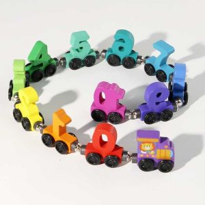 Malaikat heppy Mainan Anak Kereta Api Roda Angka / Mainan Edukasi Kereta Api Beroda 1-10 Magnet / Mainan Angka Magnet Kereta Api