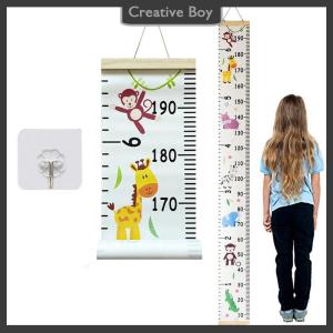 [Creative] Wooden Wall Hanging Wall Sticker For Kids Room Decoration Height Measure Ruler Wallpaper Baby Growth Chart Decor On The Wall