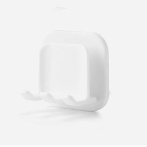 Toothbrush Holder Wall-Mounted Punch-Free Toothbrush Rack Holder Mouthwash Cup Hanger Bathroom Accessories