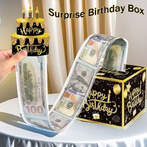 30 PCS Cash Pull-Out Box with Secure Money Clip For Birthday Gift Surprise Gift