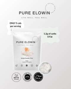 Konjac Shirataki Noodle (2x270 g/pack) | Keto Friendly Low Carb Low Cals | Halal