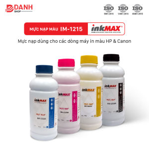 Mực nạp cho máy in laser màu HP/Canon - IM 1215 - Mực nạp dùng cho các dòng máy in màu HP/Canon: HP Color M252 M274 M277 (CF400/CF401/CF402/Cf403) HP Color M452M377 M477 (CF410/CF411/CF412/CF413) HP Color M154a M154nw/M180/M181W (CF510/CF511/CF512/