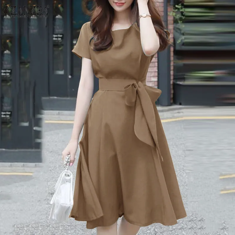 Casual Korean Office Dress Korean Fashion Dress 2018 Semi Formal