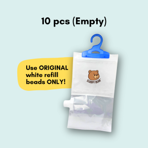SLURPY BEAR *REFILLABLE* Hanging Wardrobe Dehumidifier Moisture Absorber