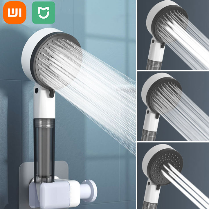 High Pressure Water Saving Shower Head 3 Mode Turbo With Filter Shower ...
