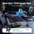 Củ sạc nhanh Robot 65W GaN Ugreen CD244/CD361 | QC 4.0 3.0| Cho iPhone 14 13 12 Pro Max Laptop| Bảo hành 18 tháng. 