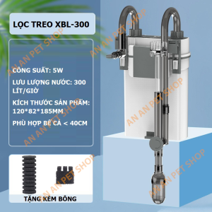Lọc Treo Bể Cá SUNSUN XBL 300/400/500/600 | Có Hút váng Tách dầu (Có bảo hành)