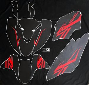 Decal sticker honda vario 160 hitam merah full body keren Q7-016 Q7-037 Q7-035 Q7-021 Q7-047