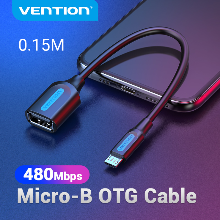 Vention 15CM Micro USB OTG Cable USB Micro B Male To USB A Female  Mouse for cellphone android Connector OTG Adapter Cable Micro Cable For LG 