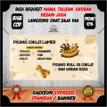 Spanduk Banner Backdrop PISANG LUMERr/ Banner PISANG LUMER/ Spanduk PISANG LUMER Design Custom. 