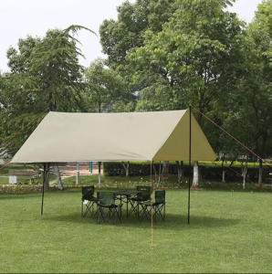 Sun Shade Canopy Outdoor Shelter Survival Hammock Rain Fly Camping Tent Tarp 150D Polyester Large Ultralight Waterproof
