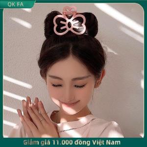 QK FA ✨ Dễ thương Bowknot tóc Clip nhựa Claw Clip kẹo màu cua tóc clip cho cô gái ngọt ngào tóc Claw tóc phụ kiện