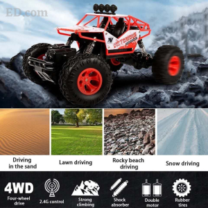ED 1:16 4WD Electric RC Car Remote Control Toy Car On The Radio Controlled 4x4 Drive Off-Road Scale RC Climbing Car for Kids Toys for boys