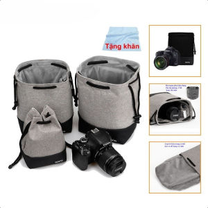 Túi đựng máy ảnh thời trang 3 lớp Baona BN-H006 BN-H007 BN-H008 tặng khăn lau lens - Oz120