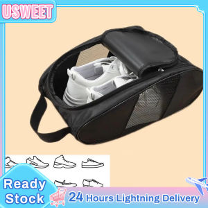 1Pc Portable Shoe Bag Thickened Oxford Shoe Bag Portable Travel Organizer Storage Bags Pouch Indoor Shoes Dustproof Bag Outdoor Travel Storage Bag