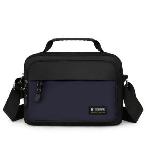 HY BAG #4032 FASHION MENS CANVAS CASUAL CROSSBODY BAG WITH A TOP HANDLE SHOULDER BAG