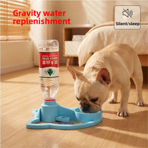 Gravity Cat Water Dispenser Auto Refill Pet Fountain No Battery Quiet Food Grade Large Capacity Dog Bowl