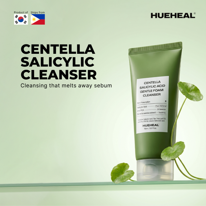 HUEHEAL Centella Salicylic Acid Gentle Foam Cleanser 150ml | Lazada ...