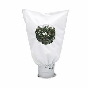 538TD Breathable Plant Frost Protection Cover with Transparent Window Non-Woven Fabric Plant Anti-Freeze Cover Frost Cloth Cold Resistant Winter Warm Keeping Bag Outdoor