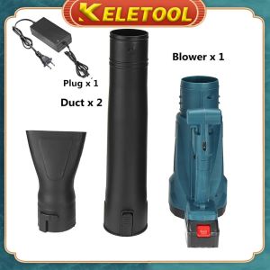 Blower angin  588Vf 30000RPM cordless blower 6 Speed Cordless Electric Air Blower Handheld Leaf Blower Dust Collector Sweeper Garden Tools For 18V Makita Battery