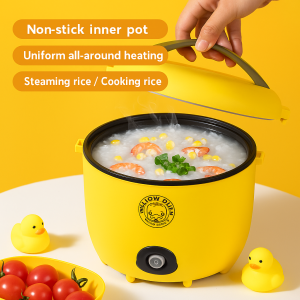 1.8l Household Mini Electric Cooker Non Stick Cooking Pot Noodle Cooker Dormitory Hot Pot