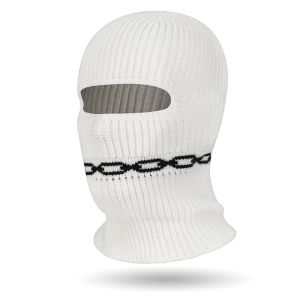 RUMI Breathability Winter Knit Head Soft Stretch Knit Fabric Flexible Wearing Methods Windproof Full Face Cover Protect Head Face Ears Neck Integrated Structure Integrated Hat Neck Gaiter Skiing
