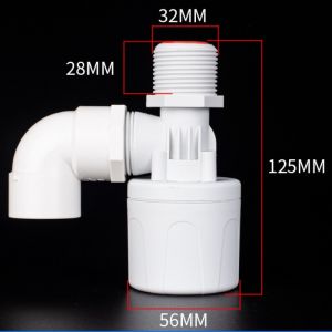 Automatic Water Level Control Valve Water Float Valve Toilet Top & Side Inlet Mount Inside Automatik Injap Tangki