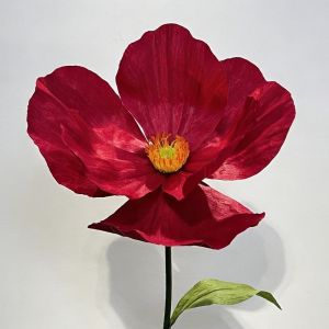 ANANAA Hoa giấy Hoa mẫu đơn nhân tạo Người khổng lồ 40cm Đầu hoa lớn Đạo cụ quay phim Hoa giả Trang trí sân vườn nhà