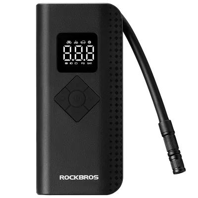 【Giao hàng địa phương】ROCKBROS Điện Không Dây máy bơm không khí 2000MAh 150 PSI Xách Tay máy bơm không khí Cho Xe Máy Xe Đạp Xe Bóng Rổ Type-C Có Thể Sạc Lại cái bơm lốp