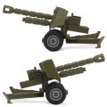 2set Mainan Meriam Howitzer Artileri Berat 3d Puzzle Howitzer Building Blocks. 