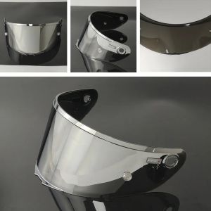 V29 Compatible with MT KRE Carbon Fiber Full Helmet Mirror Sunscreen Windshield Day and Night Universal Helmet