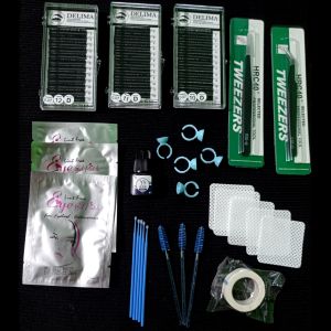 PAKET LENGKAP EYELASH EXTENSION TIDAK PEDIH
