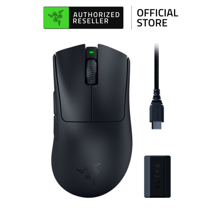 Razer DeathAdder V3 Pro (Chuột không dây Gaming + Dongle) | 2.4GHz-Cáp ...