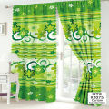 HTC 6PCS Christmas Curtain for Window Big Size Curtain Sale 100cm X 210cm Christmas Decor Christmas Kurtina Living Room Curtain Bedroom Curtain【Ship Today】. 