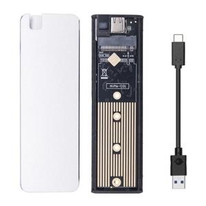 HighSpeeds NVMe to USB Adapter Box for M.2 SSDs Hard Drive Converter Reader Enclosure Portable 10Gbps USB3.1