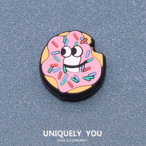 Jibbitz cross charm Shoe Buckle Hole Shoe Accessories Cartoon Food Donut Ice Cream Fashion Shoes Accessories