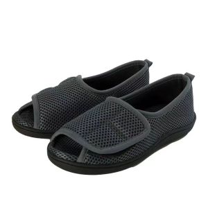 Lesvago Men or women diabetes foot shoes Foot swelling sandals Mesh breathable elderly walking shoes