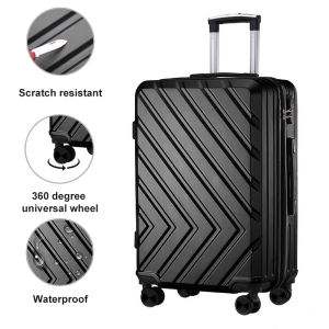 BE Premium Luggage 20/24 Inch Travel Suitcase ABS Trolley Case Hard Shell Luggage