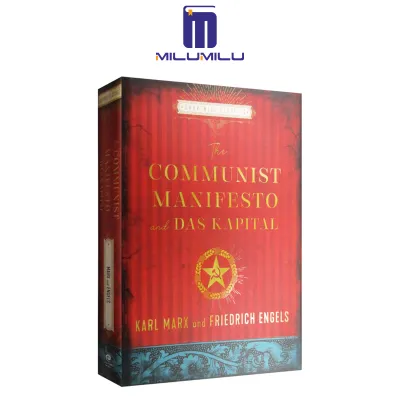 The Communist Manifesto and Das Kapital (Chartwell Classics) Hardcover by Karl Marx Original English books