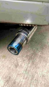 KNALPOT Mobil HKS GRONEL CINCIN BIRU Ngebas Adem Bulet Empuk Gahar Bass Inlet 2inc Kenalpot Mobil Avanza Vios Sedan Kijang Xenia Ayla Agya Mobilio Brio Calya Jazz Yariz Pick Up Grand Max Sigra Luxio Wuling Karimun Apv Sirion Ertiga