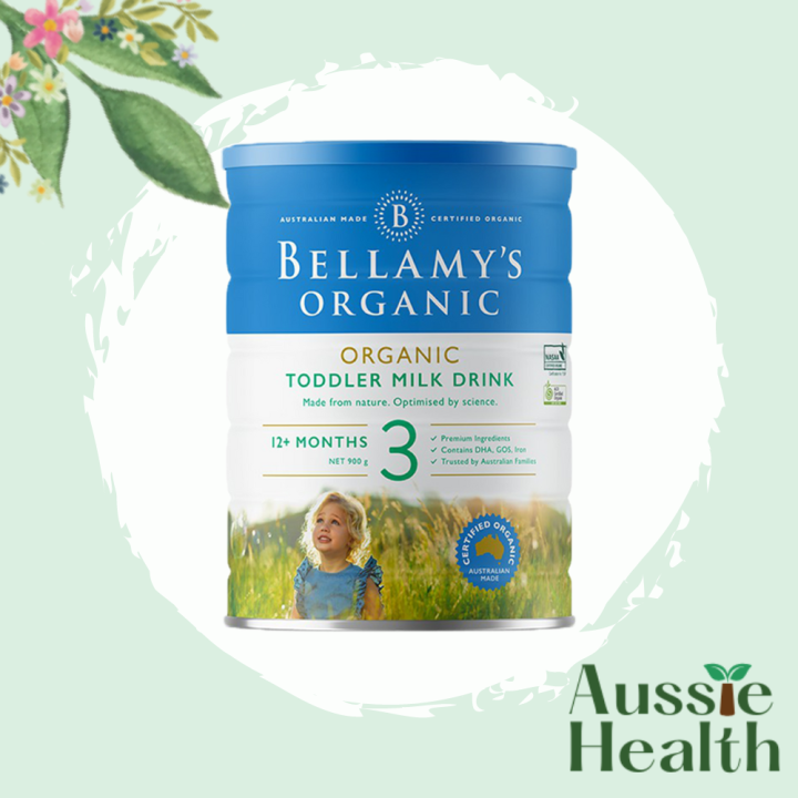 Bellamy's Organic Step 3 & Step 4 Toddler Milk Drink (12+ months) 900g ...