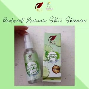 deodorant spray sr12 tawas Deodorant alami deodorant spray pria/wanita Deodorant premium SR12 BPOM menghilangkan bau dibadan deodorant Indonesia