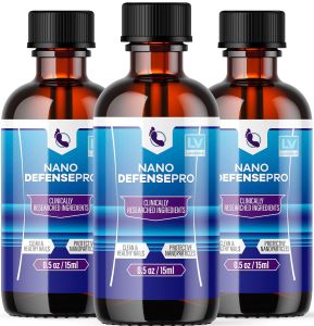 (3 Pack) Nano Defense Pro - Nano Defense Pro Premium Toenail Treatment Drops NanoDefense Pro Liquid Solution All Natural Support Healthy Skin & Nails Advanced Formula 3 Bottles for 90 Days