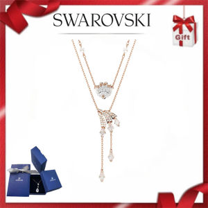 🔥Swarovski🔥Rose Gold series Womens Fashion {new style} necklace Dragon Claw White Diamond Dragon & Phoenix Layered Necklace Volta necklace Birthday Gift Valentines Day Gift